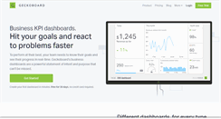 Desktop Screenshot of geckoboard.com